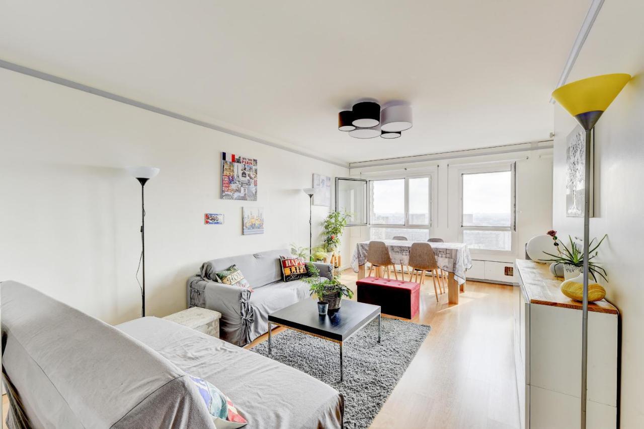 Appartement Place D'Italie Superbe Vue Paris Exterior foto