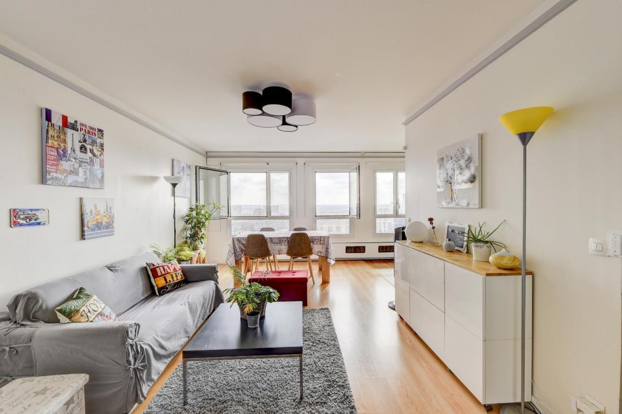 Appartement Place D'Italie Superbe Vue Paris Exterior foto